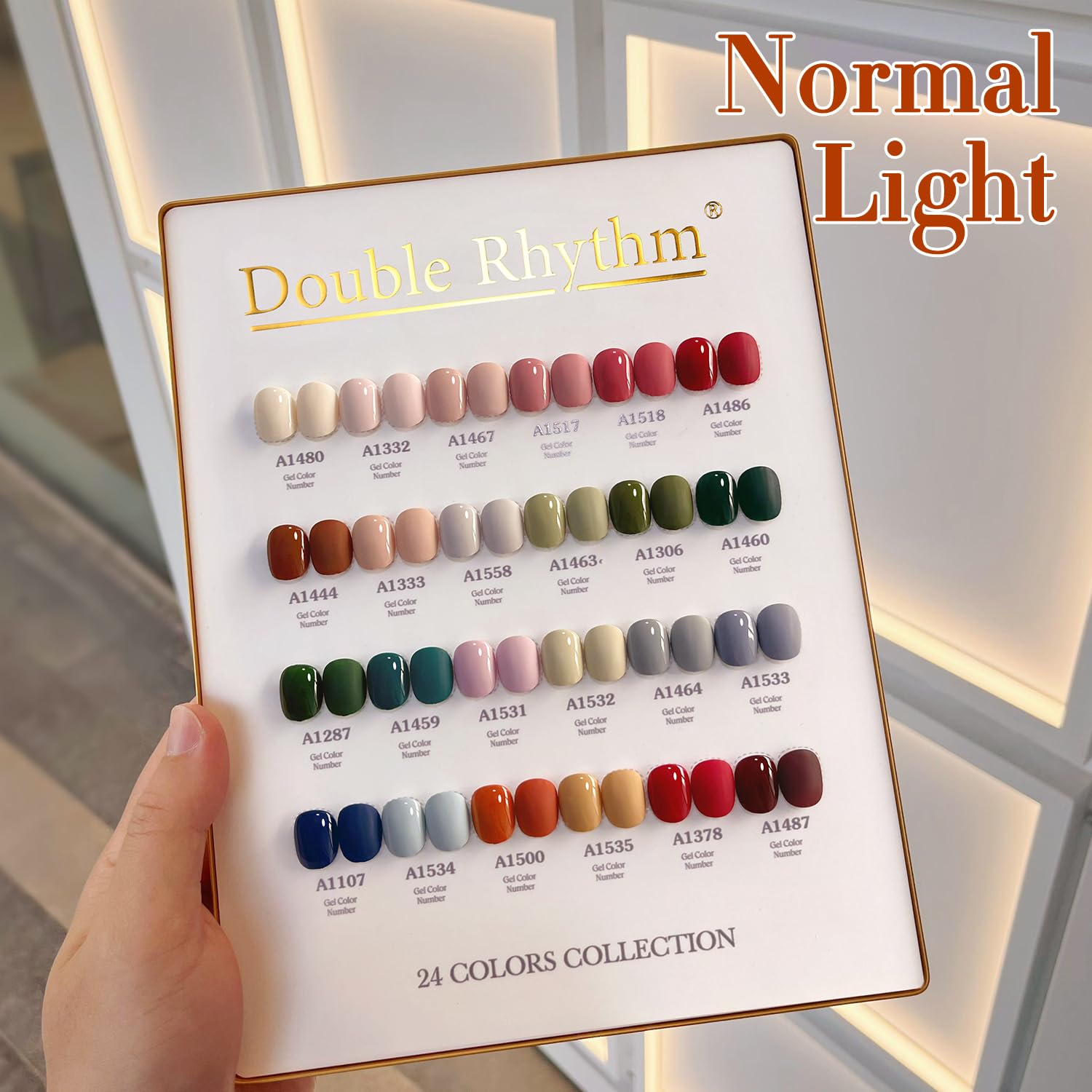 Double Rhythm base/top/building gels close view for strong, long-lasting gel manicure.