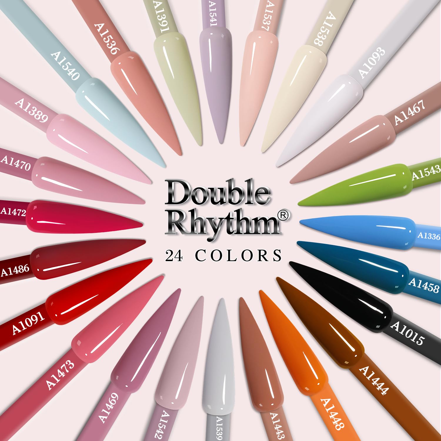 Double Rhythm building gel 15ml for shaping and nail enhancements.