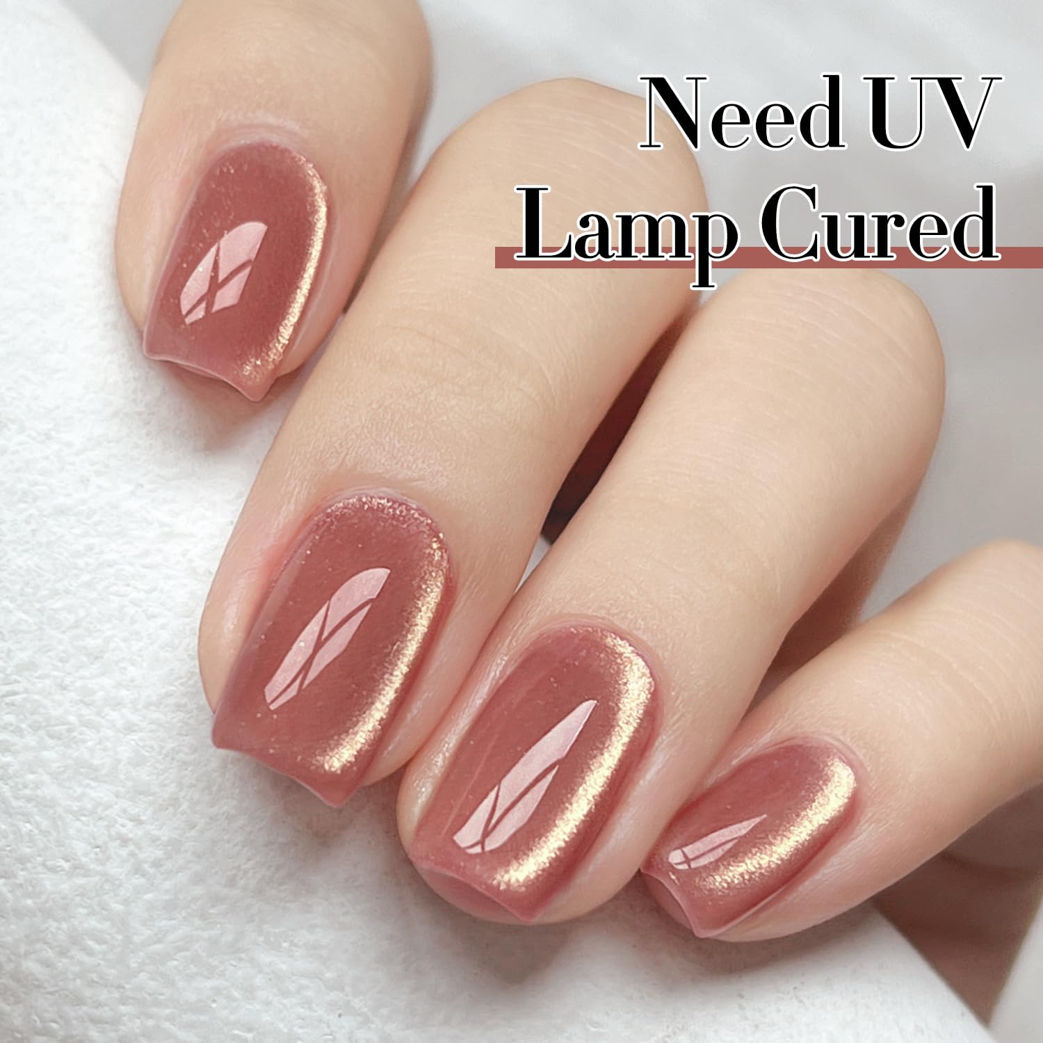 Double Rhythm base coat pairing with cat eye gel enables diverse styles