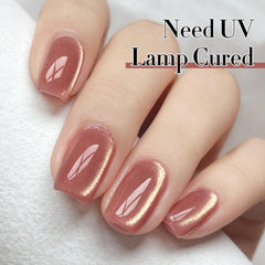 Double Rhythm base coat pairing with cat eye gel enables diverse styles