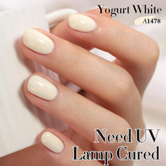 Double Rhythm color swatch in beige-white previews shade for all-season looks
