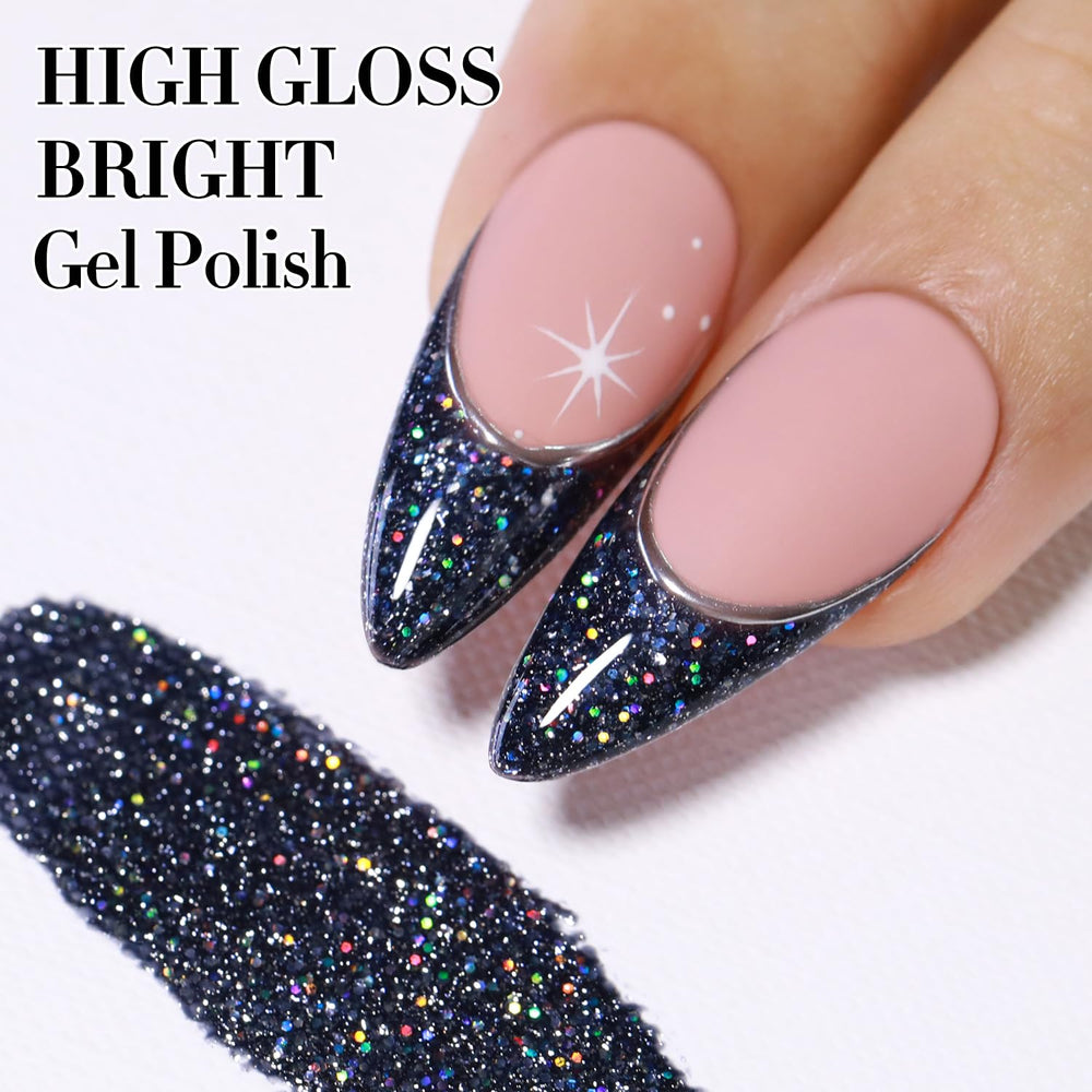 Double Rhythm gel polish under UV/LED curing for quick, durable setting.