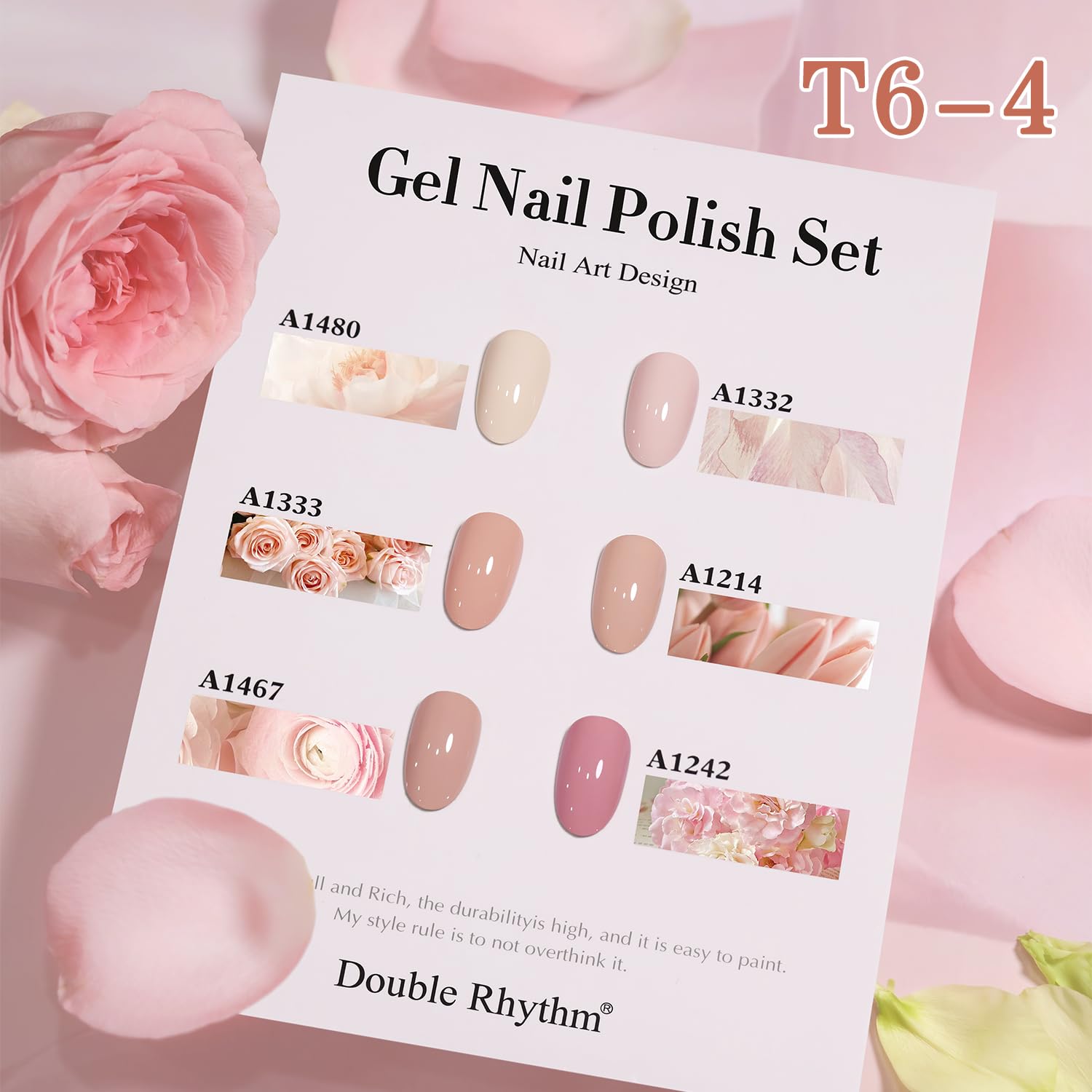 Double Rhythm gel polish application on nail demonstrates smooth beginner-friendly technique