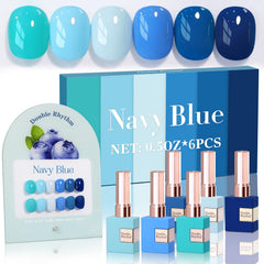 Double Rhythm gel polish set closeup shows rich color for flawless nails