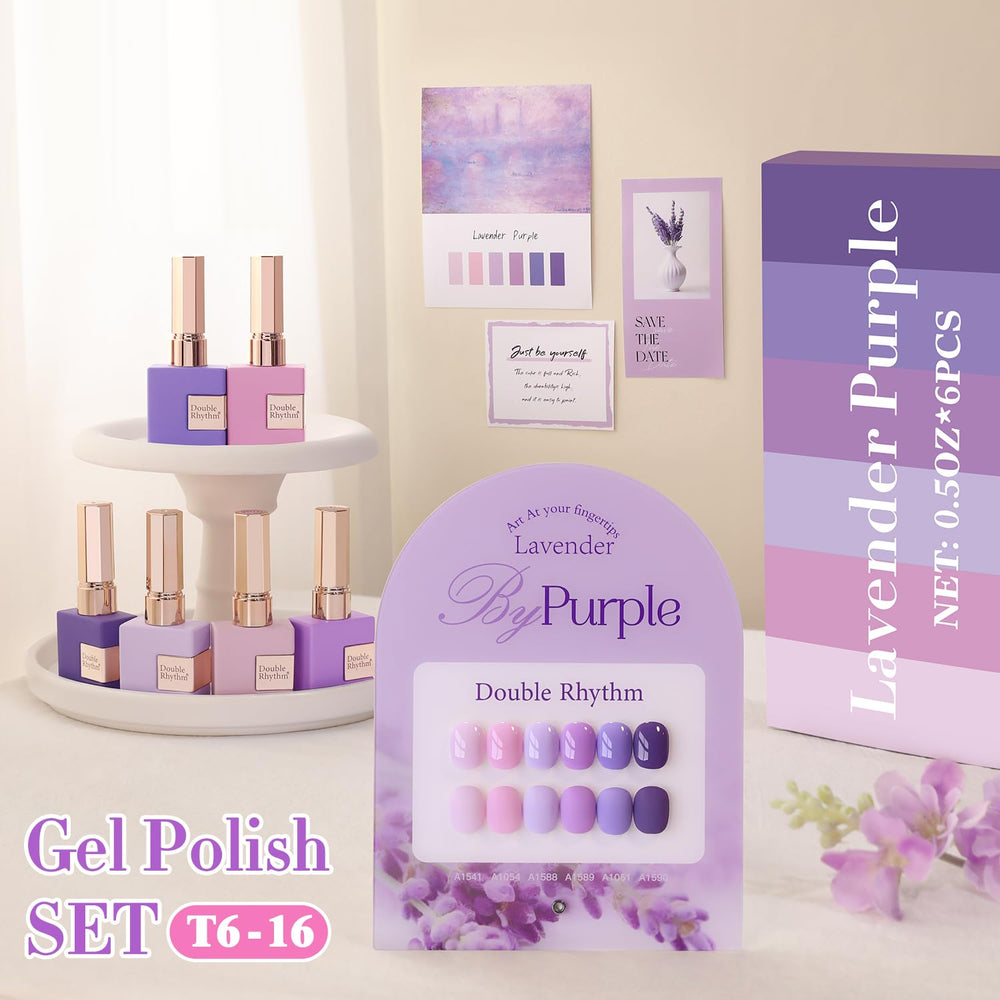 Double Rhythm gel polish brush close-up for smooth application.
