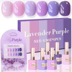 Double Rhythm gel polish bottle top view, showcasing rich color for durable nails.