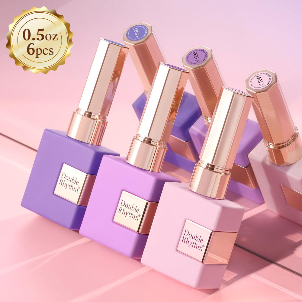Double Rhythm packaging image displaying compact kit for home manicures.