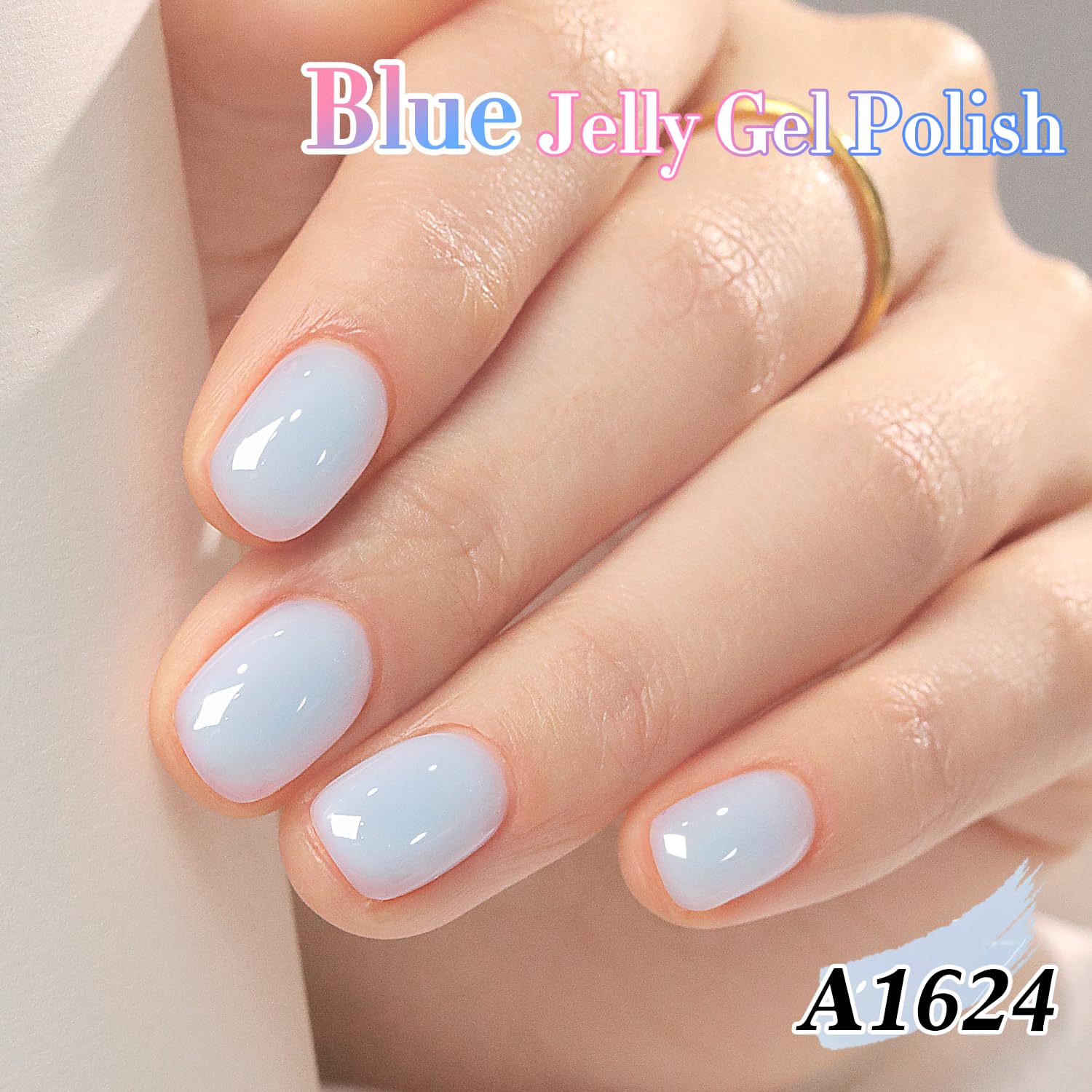 Double Rhythm gel polish texture sheer emphasizes translucent finish for layered looks.