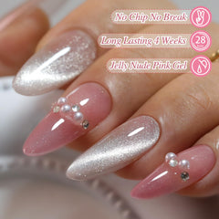Double Rhythm glitter polish bottle closeup shows rich color and gloss
