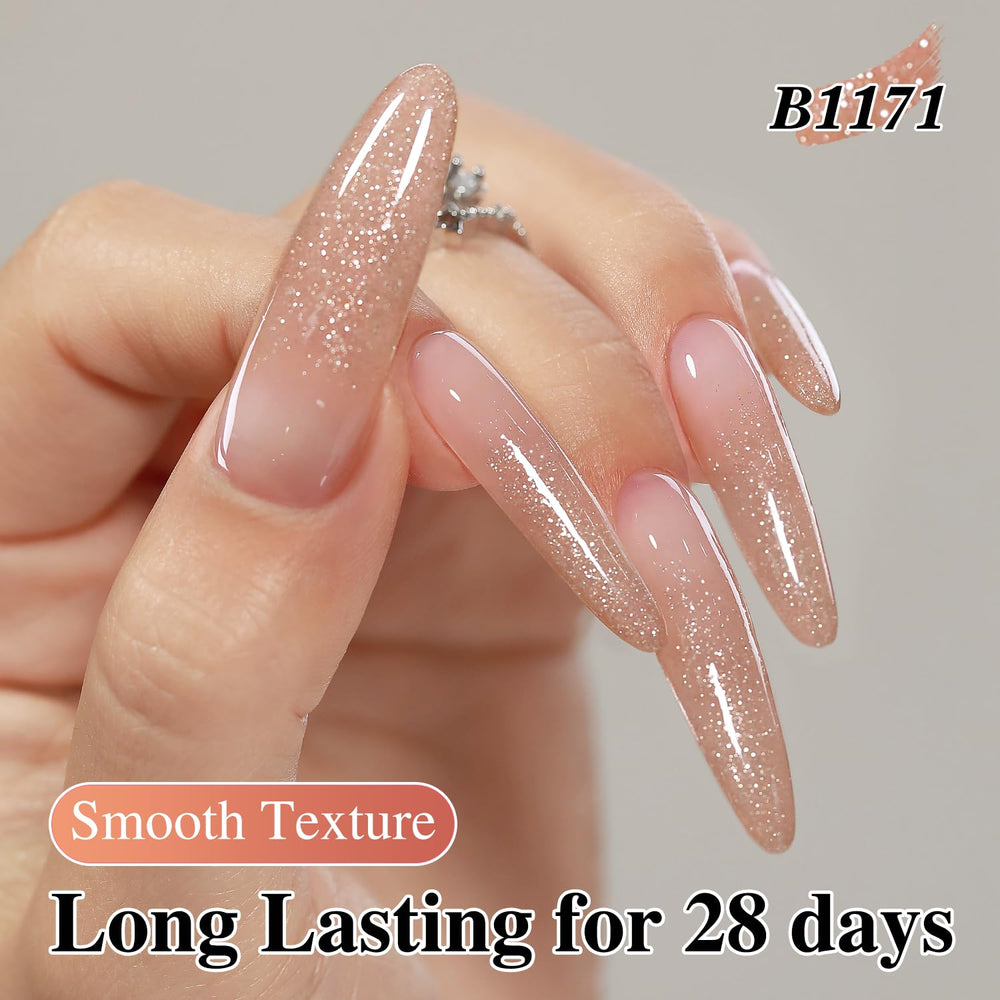 Double Rhythm high-gloss finish display catches light for salon-worthy shine.