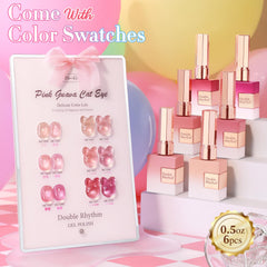 Double Rhythm magnet creates a mesmerizing cat-eye effect for DIY nail art.