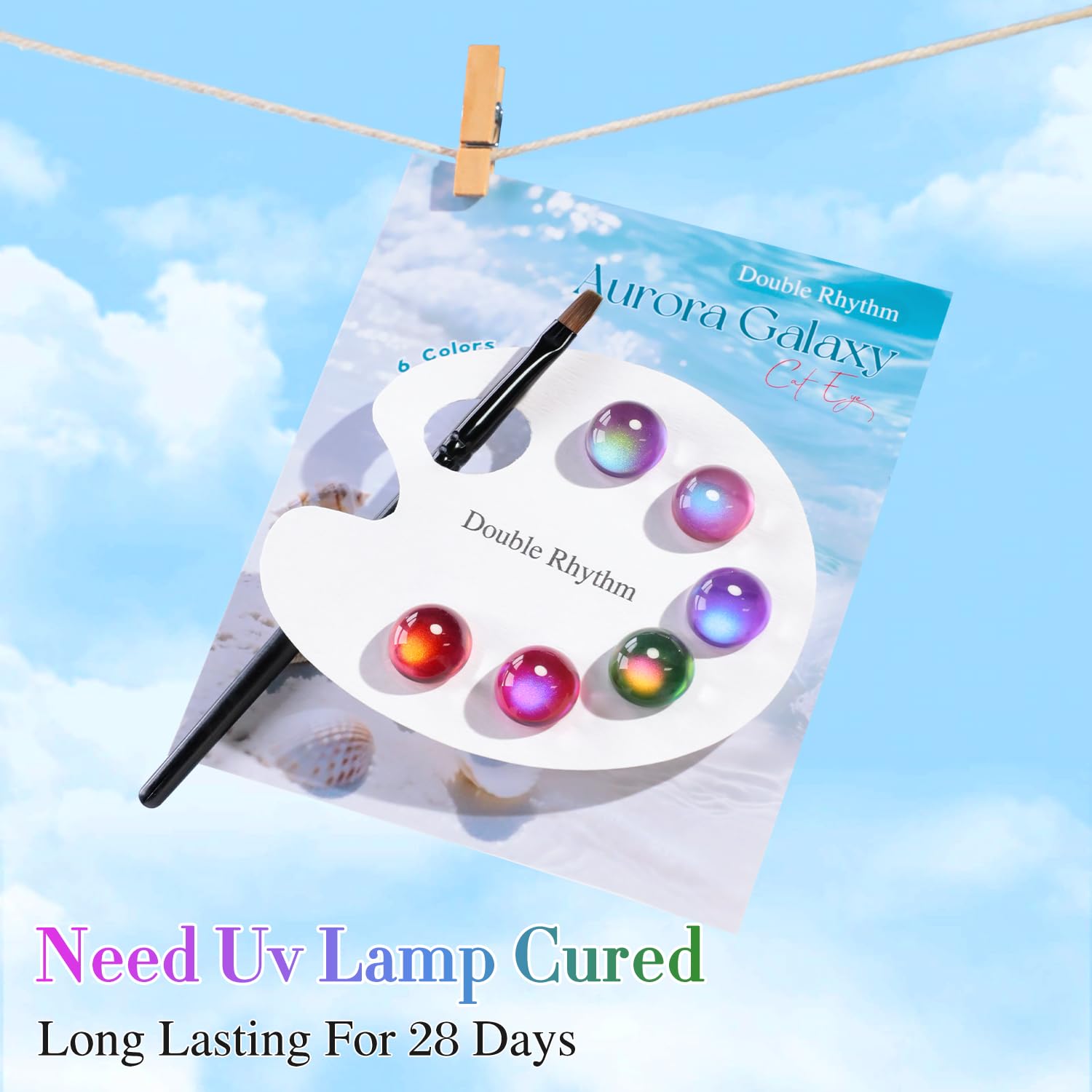 Non-toxic low-odor Double Rhythm formula for comfortable at-home use