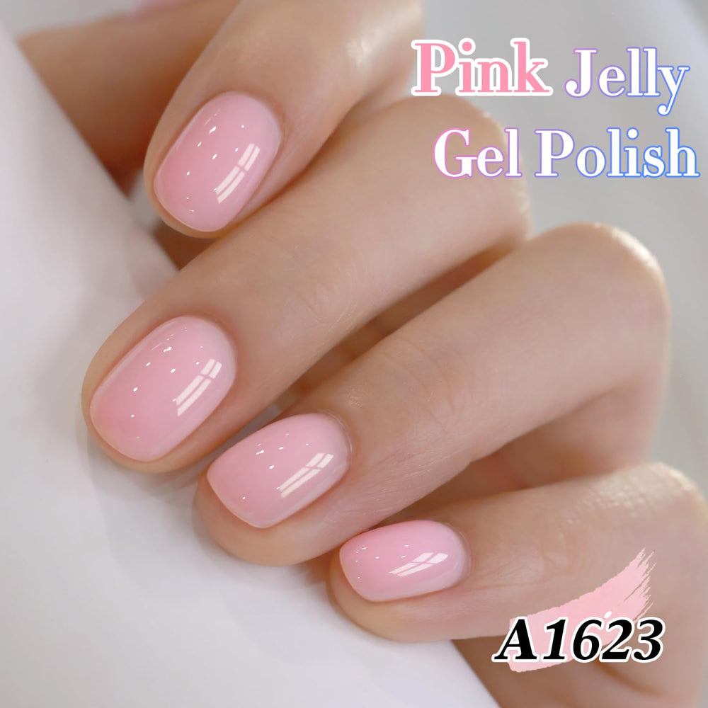 Double Rhythm Pink A1623 brush stroke for precise application