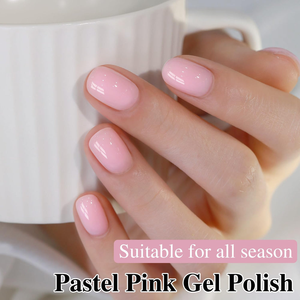 Double Rhythm Pink A1623 color swatch previews sheer pastel neutrals