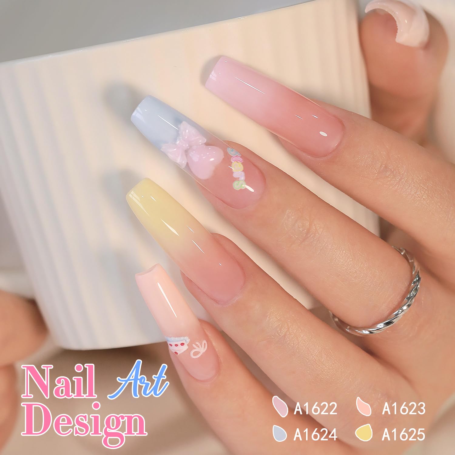 Double Rhythm Pink A1623 gift-pack ideal for gifting nail-art lovers