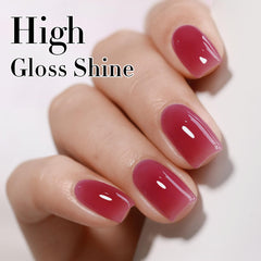 Double Rhythm sheer pastel neutral nail art offers natural-looking manicure at home.