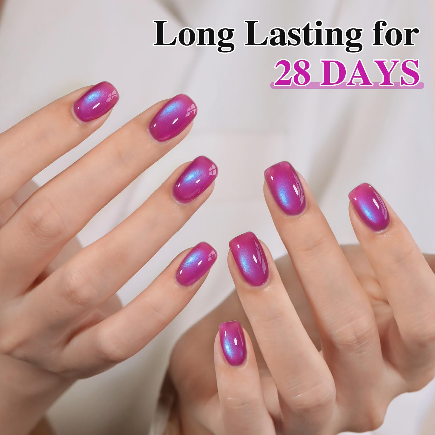 Double Rhythm shimmering finish image highlights brilliant shine and smooth appearance.