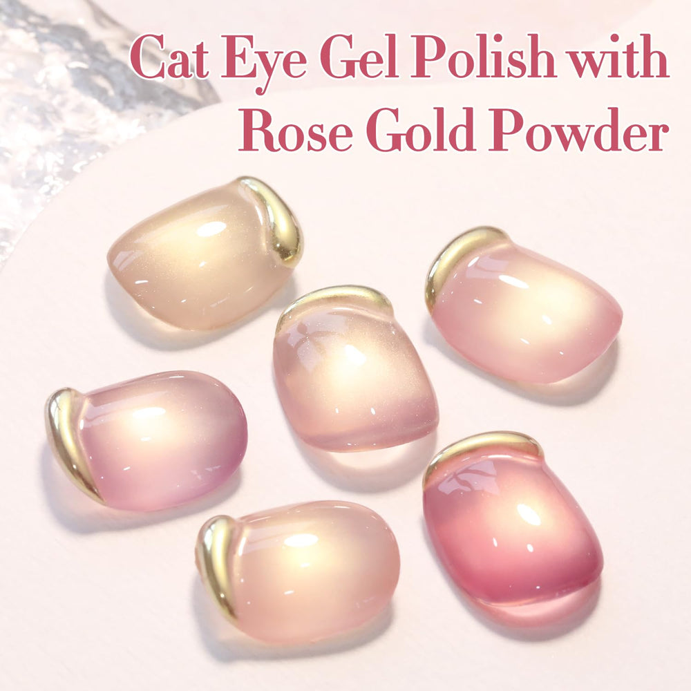 Double Rhythm at-home nail art ideas using this shimmering gel polish kit