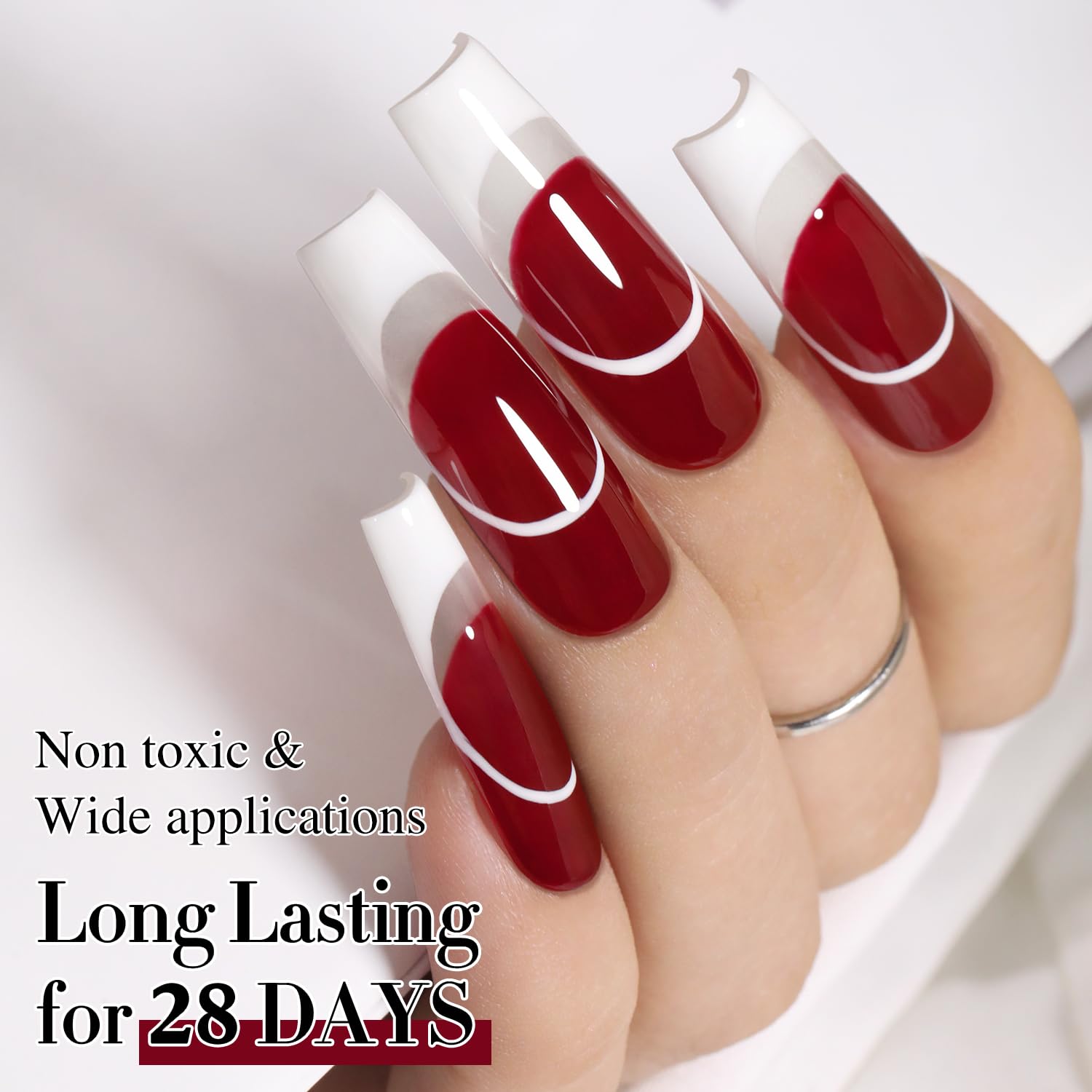 Double Rhythm toxin-free formula promotes healthier nails with low odor.