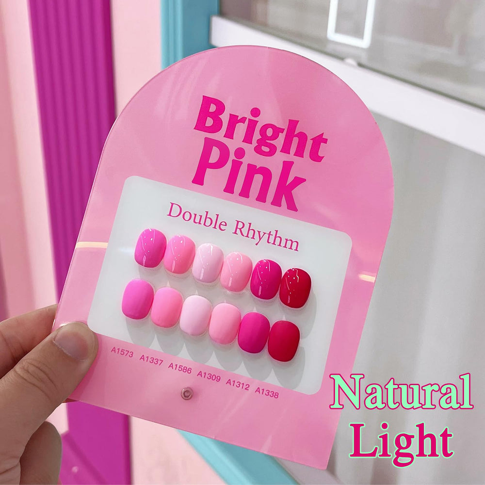 Double Rhythm LED lamp curing shot highlighting 60-120s cure times.