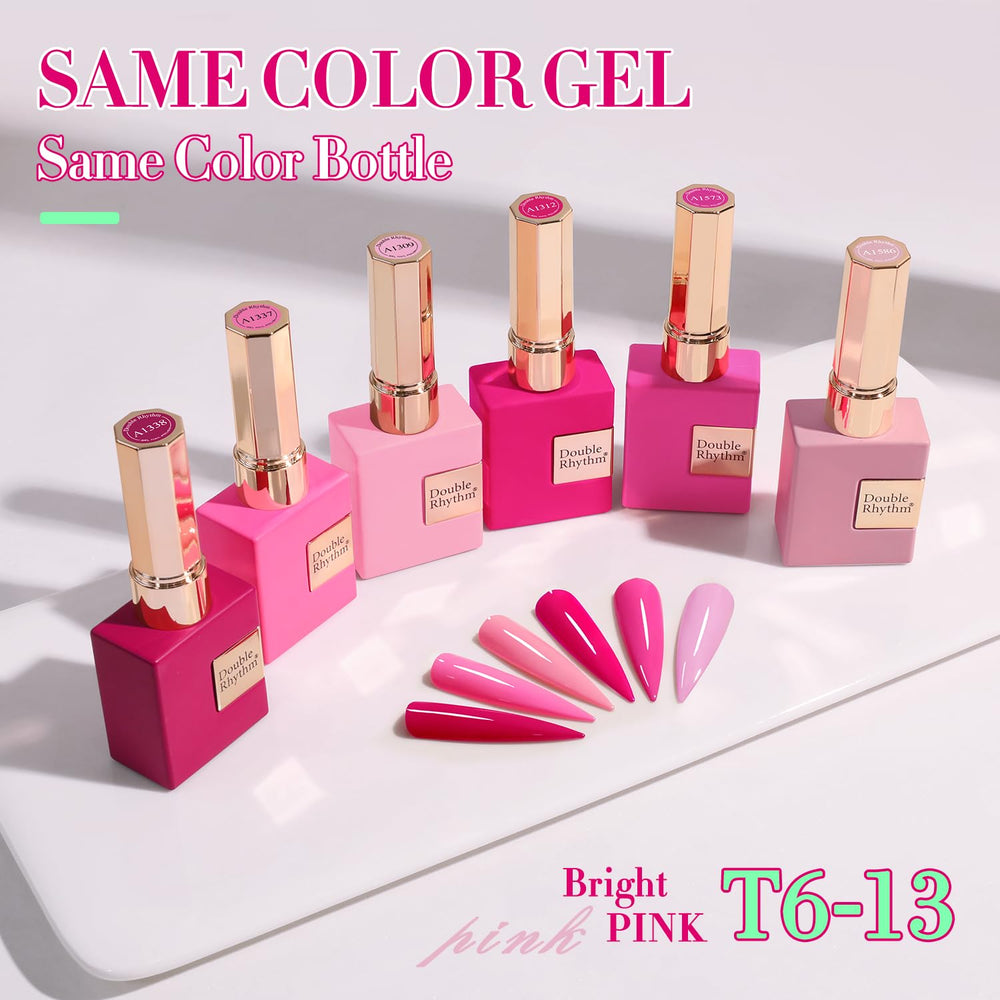 Double Rhythm bottle shaken with warm water to improve color payoff.
