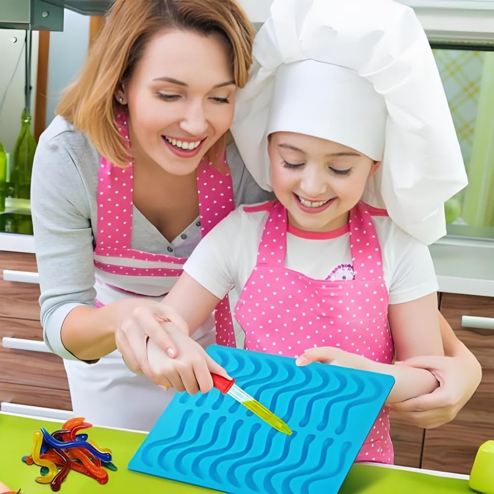 DoubleWood colorful silicone droppers ideal for kids' crafts and experiments.