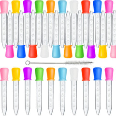 DoubleWood 5ml liquid droppers set with clear measurements for precise dispensing.