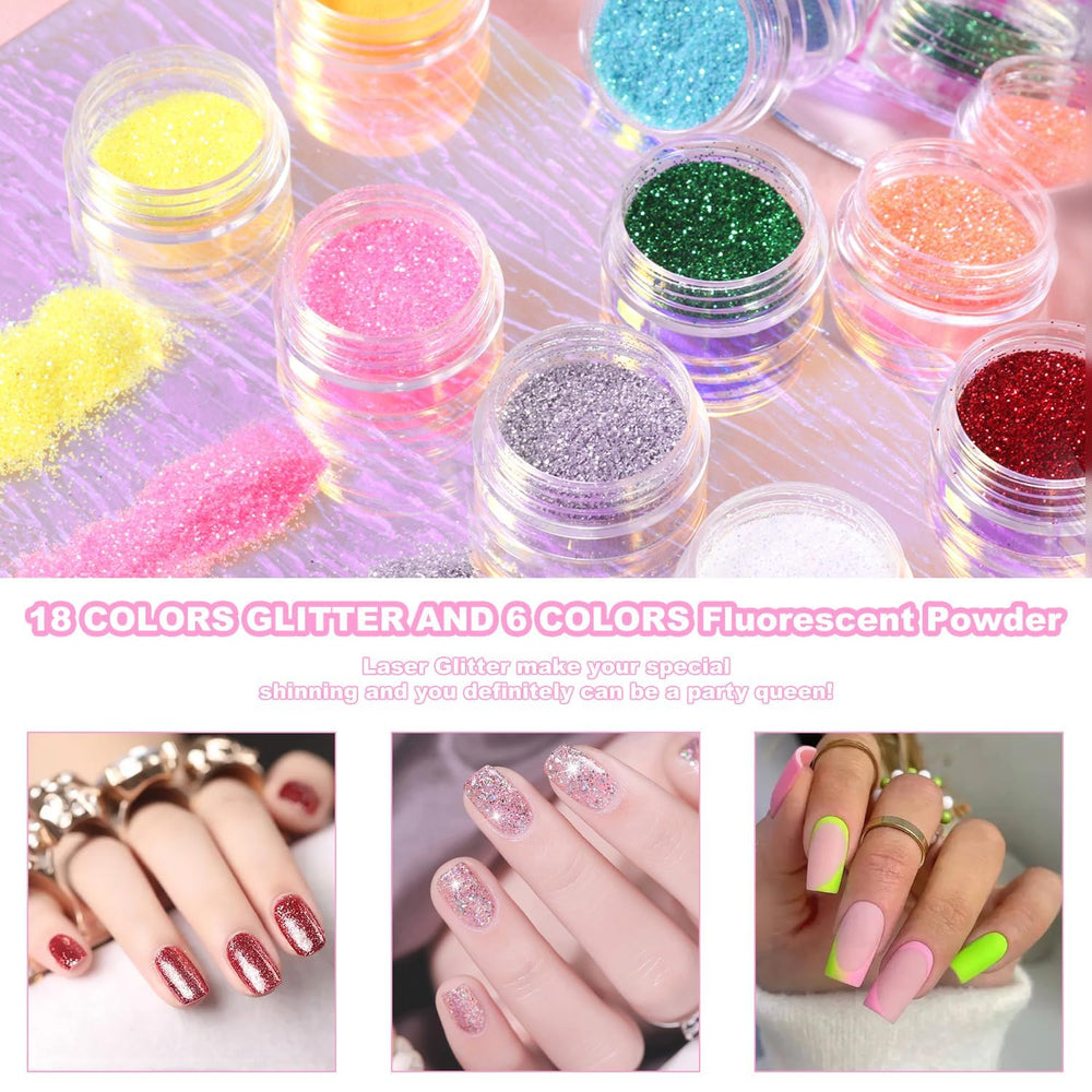 DouborQ LED nail light speeds curing for efficient at-home sessions.