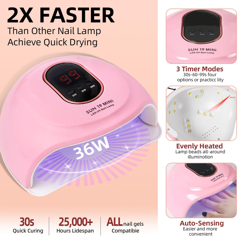 DouborQ nail-art-decoration-tools for creative finishes and layering
