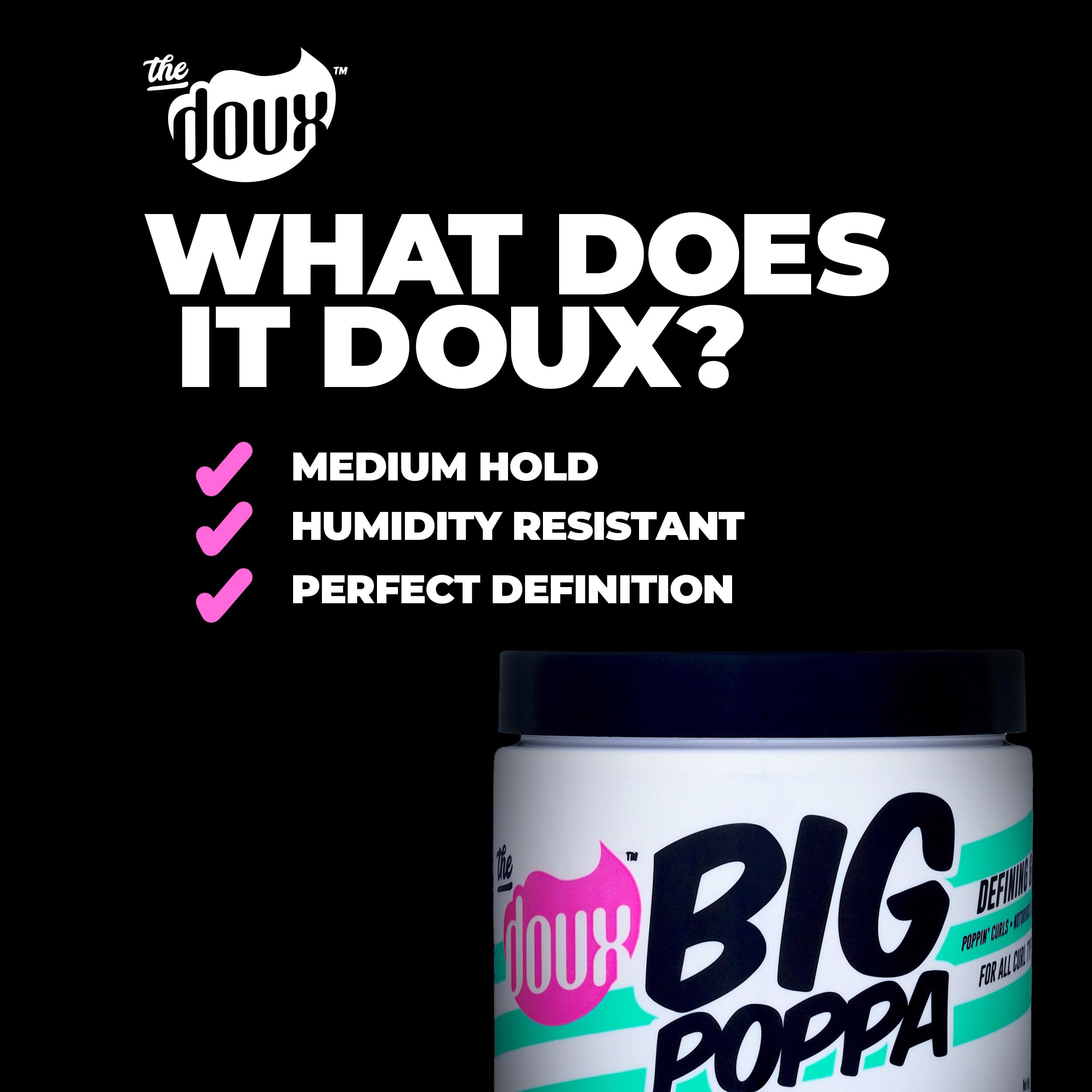 The Doux BIG POPPA edges-taming shot demonstrates smooth, polished edges