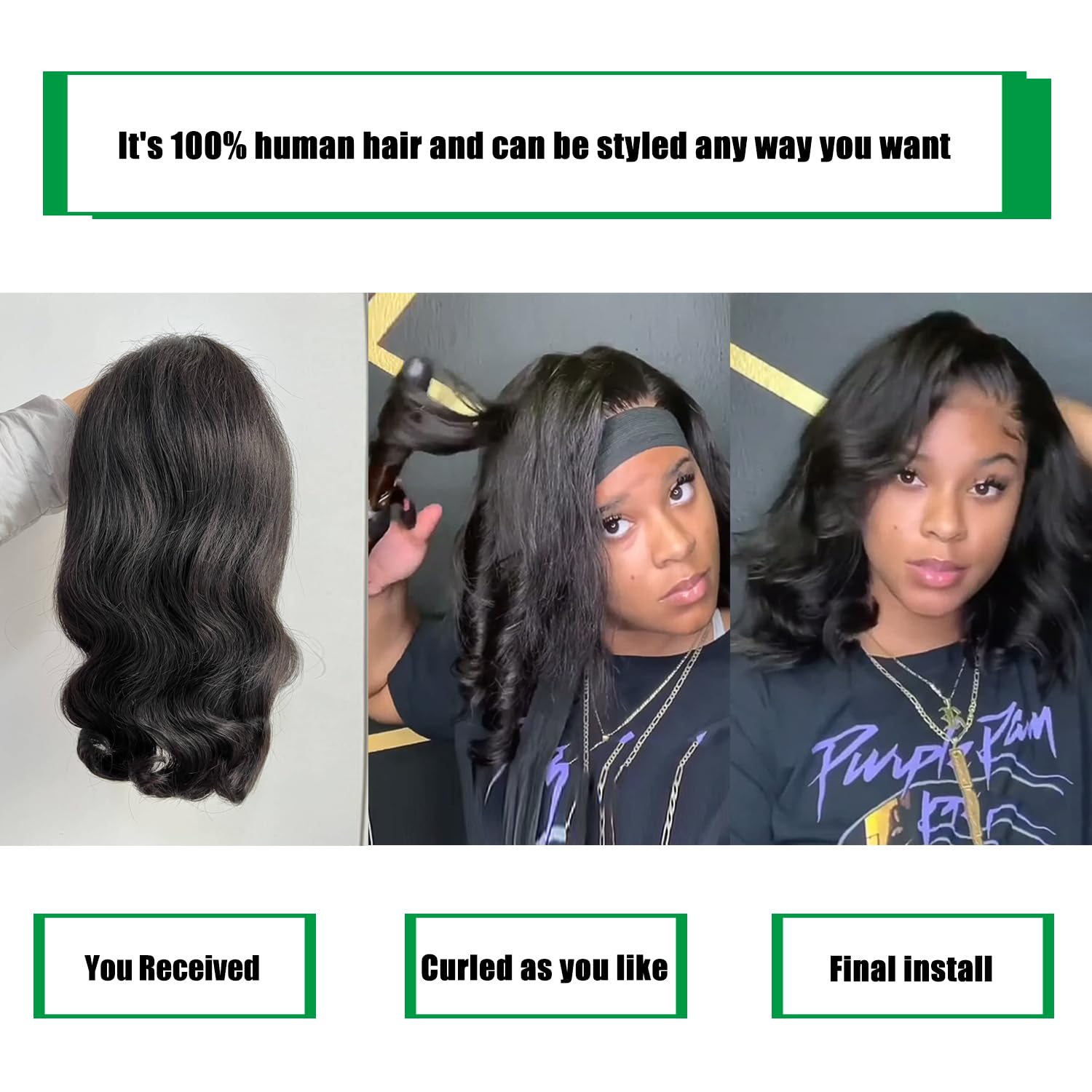 Douyin Bob Wig 13x4 lace front enables versatile parting options.