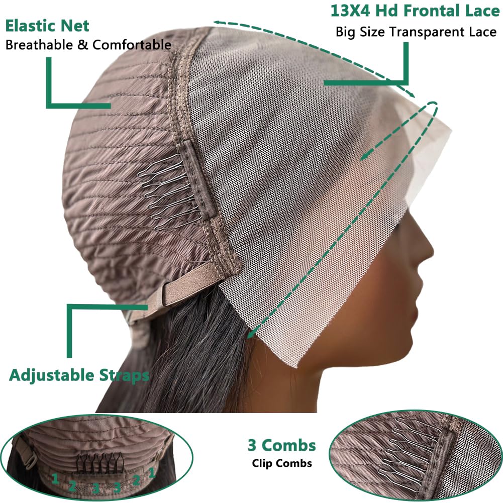 Douyin Bob Wig packaging includes cap and melting band for easy wear.
