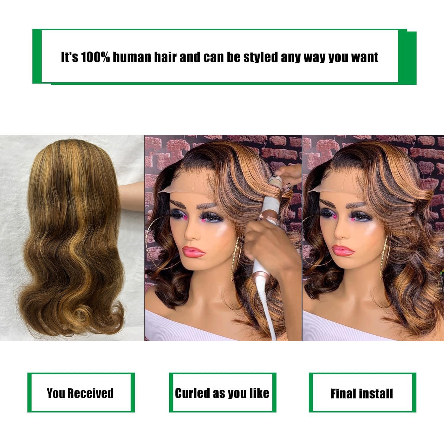 Douyin glueless lace front bob wig 13x4 offers quick wear and secure fit.