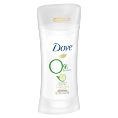 Dove 0percent aluminum deodorant cucumber green tea apply emphasizes smooth underarms.