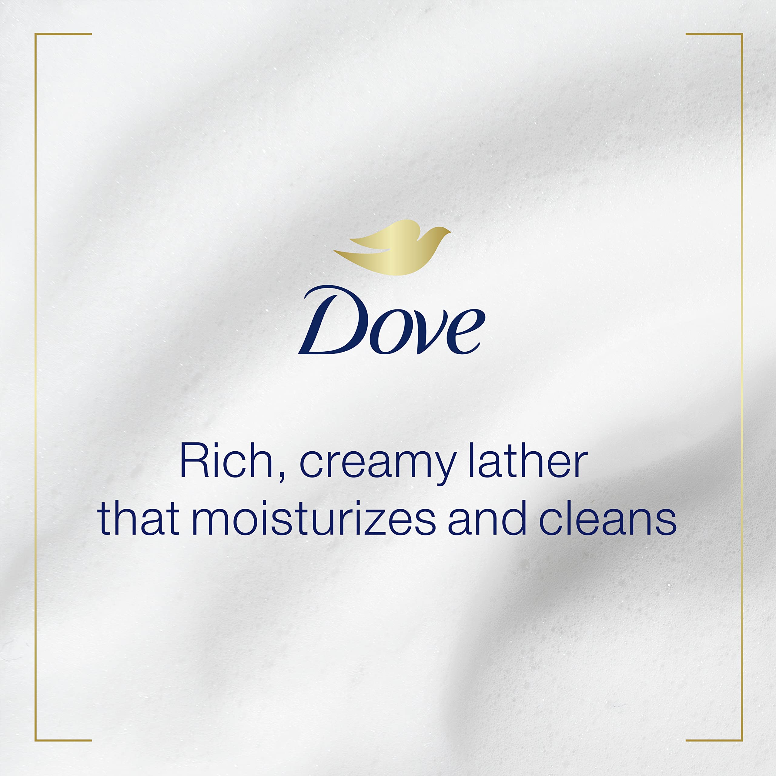 Dove 100% recycled plastic bottles icon promoting sustainable packaging.