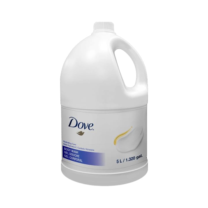 Dove 5L Pro body wash refill bottle for bulk refills with daily moisturizing.