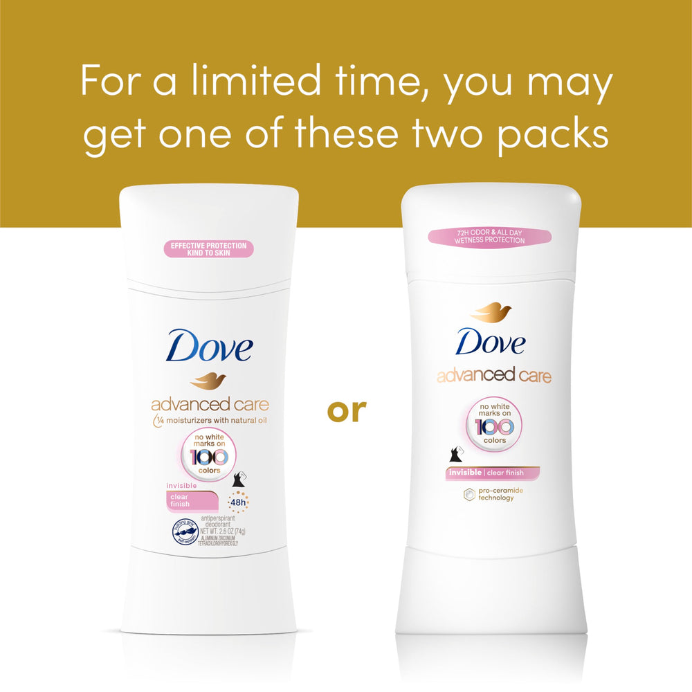 Dove Advanced Care Clear Finish Stick fragrance notes pineapple pear rose