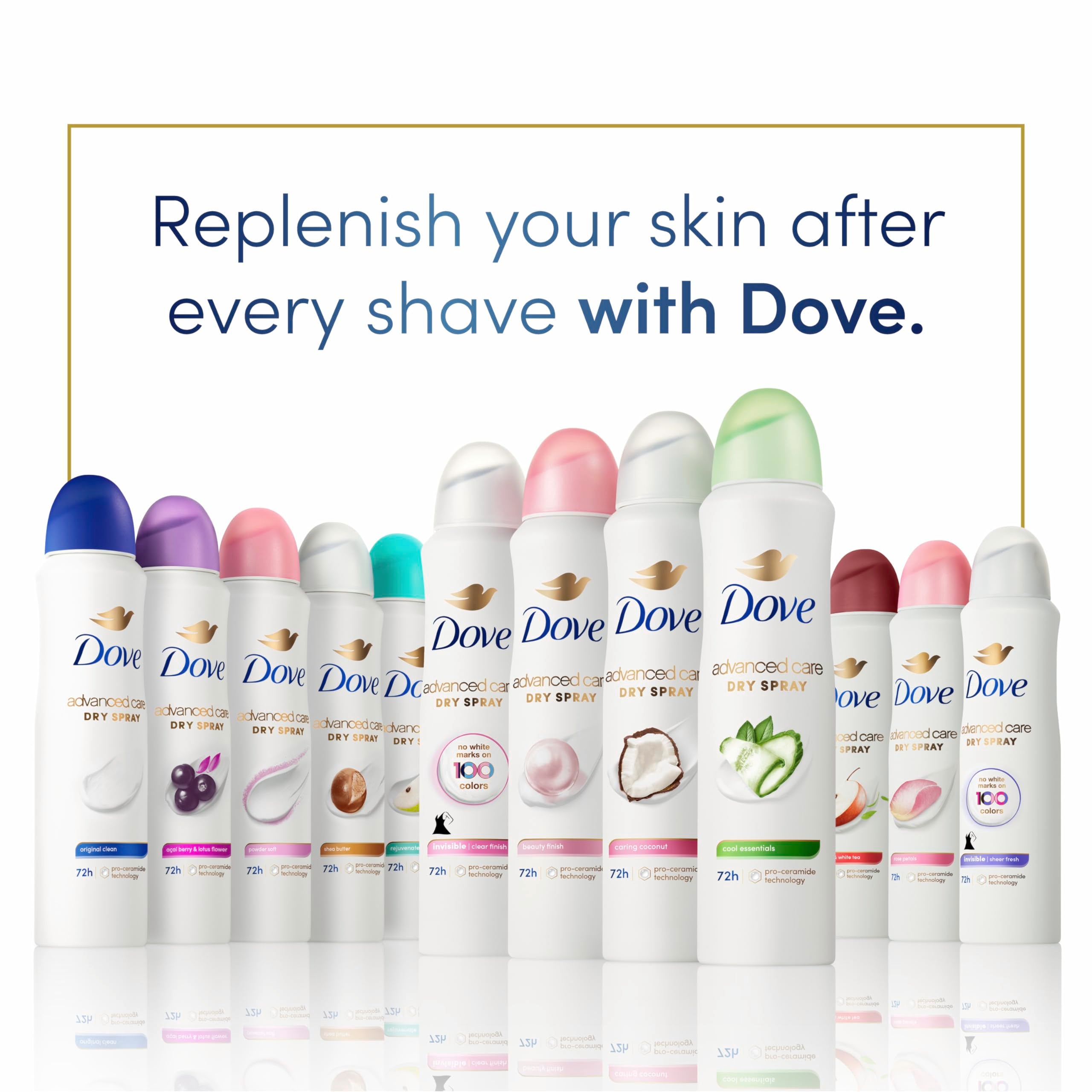 Dove Advanced Care Packaging 3-Count Bundle highlights value and consistent protection.