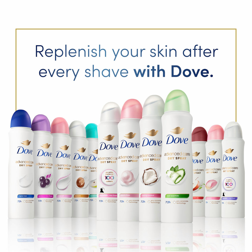 Dove Advanced Care packaging image highlights travel-friendly pack