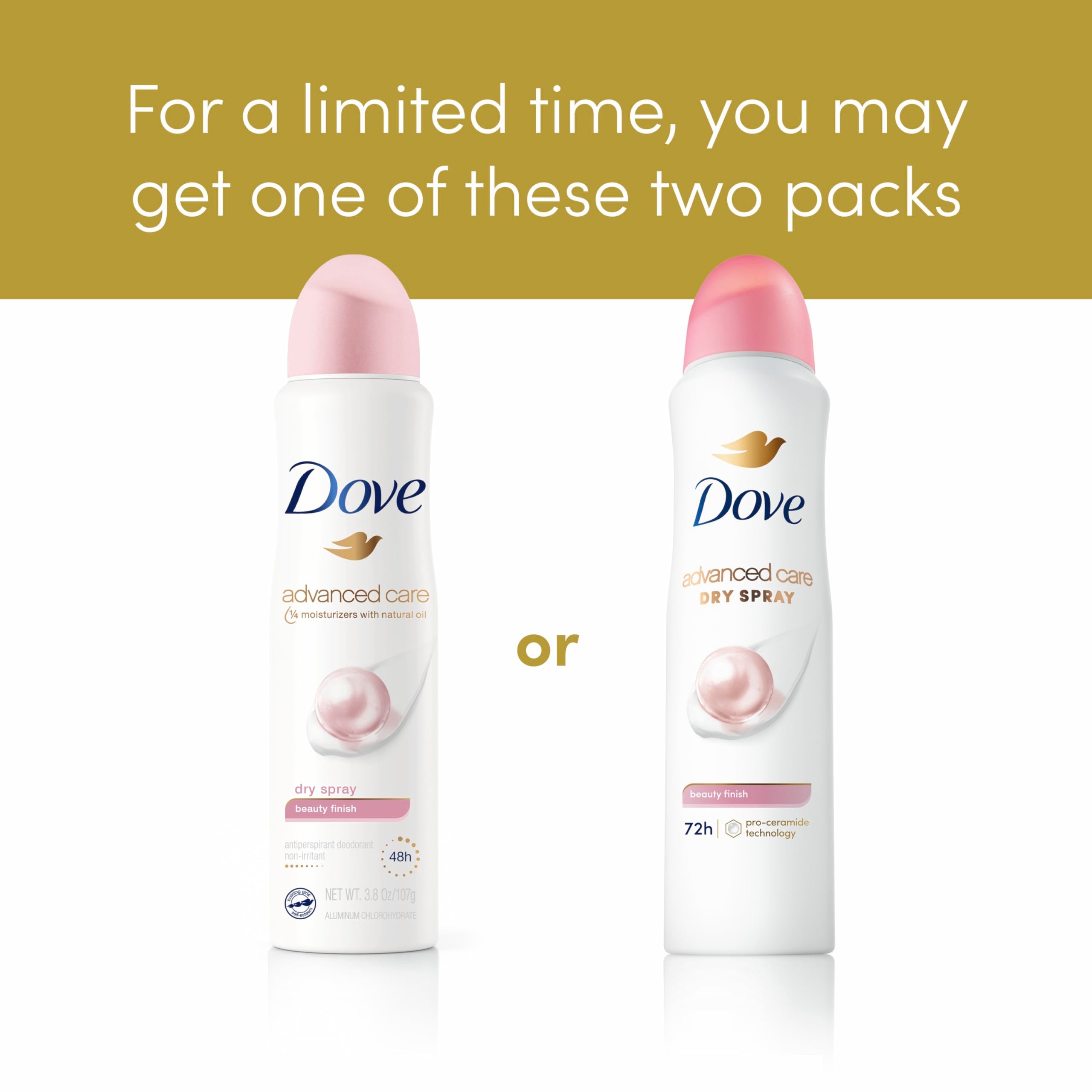 Dove Advanced Care pear and pineapple notes for refreshing feel
