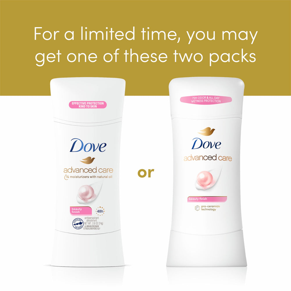 Dove Advanced Care Pro-Ceramide Technology supports skin barrier after shaving.