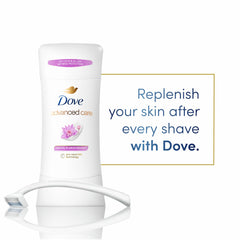 Dove Advanced Care Waterlily & Sakura Blossom 3ct packaging shot for convenient daily use