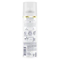 Dove Advanced Dry Shampoo coconut application shown on roots for quick refresh