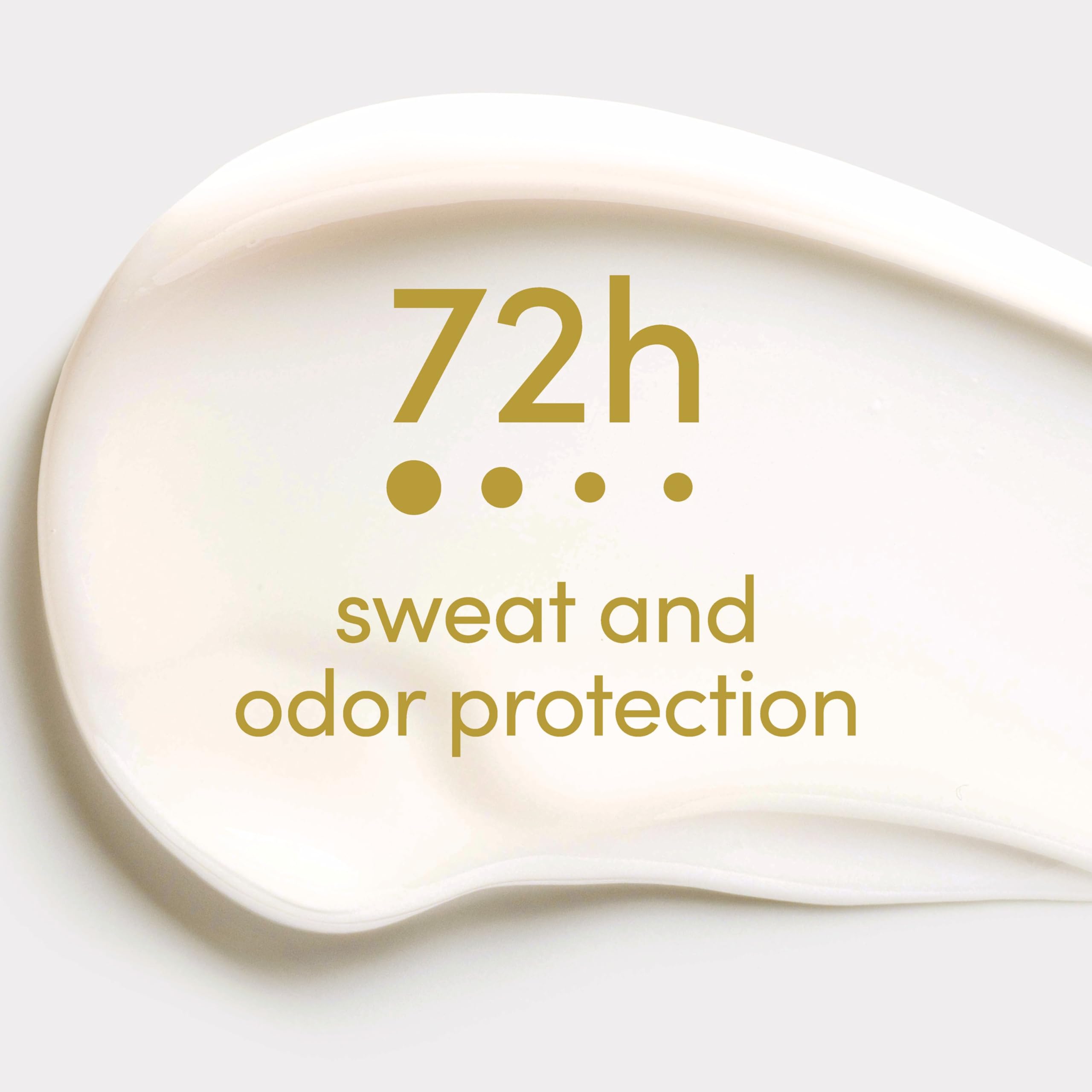 Dove Antiperspirant Dry Spray 72-hour protection icon communicating extended sweat control.