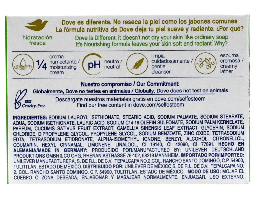 Dove Beauty Bar Face Body Hands image demonstrates versatile cleansing across zones.