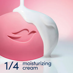 Dove Beauty Bar suitable for face and body use in daily routines