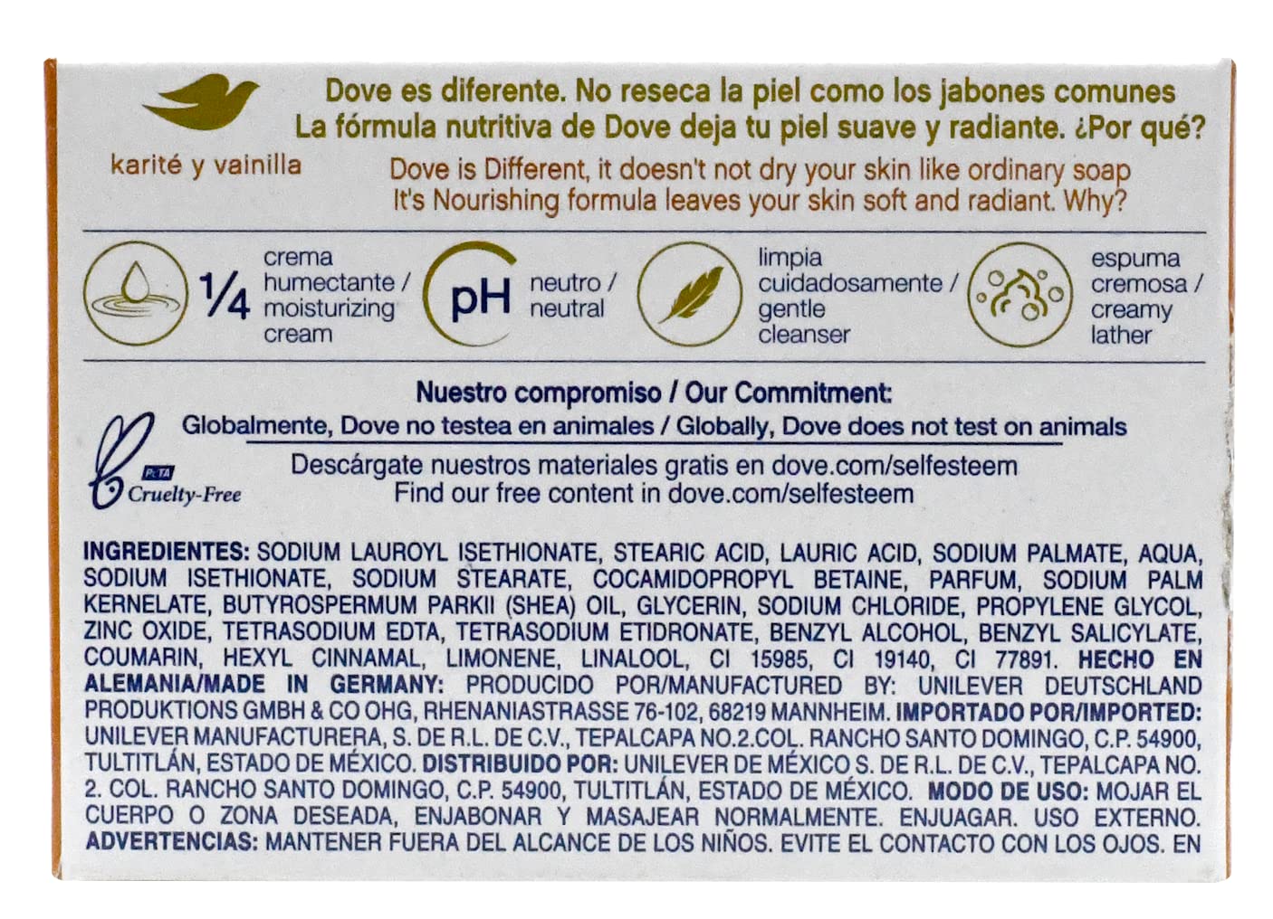 Dove Beauty Bar Purely Pampering image suggests rich lather for pampered skin after shower.