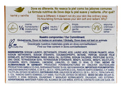 Dove Beauty Bar Purely Pampering image suggests rich lather for pampered skin after shower.
