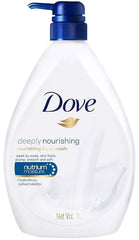 Dove body wash 338oz pump delivering deeply nourishing moisture for daily shower routine