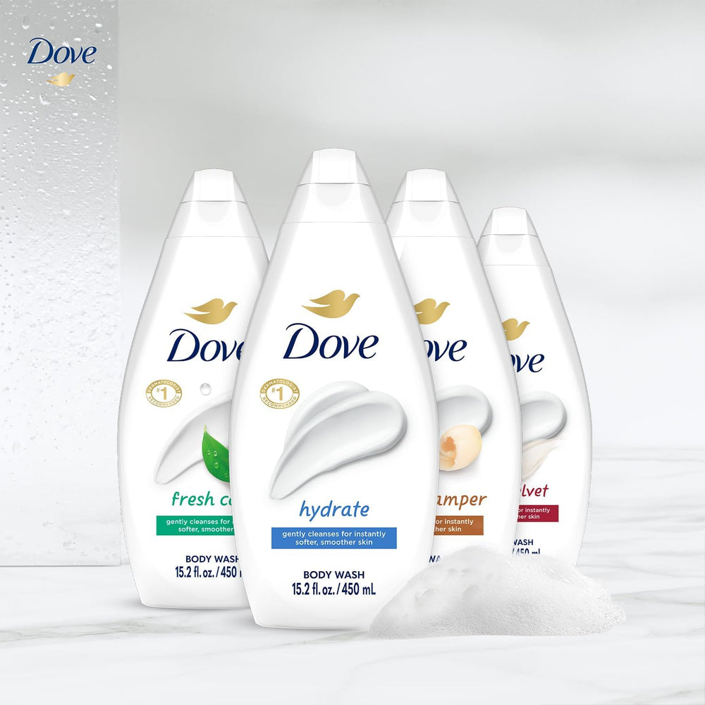 Dove body wash nourishing ingredients liquid highlights lipids and glycerin